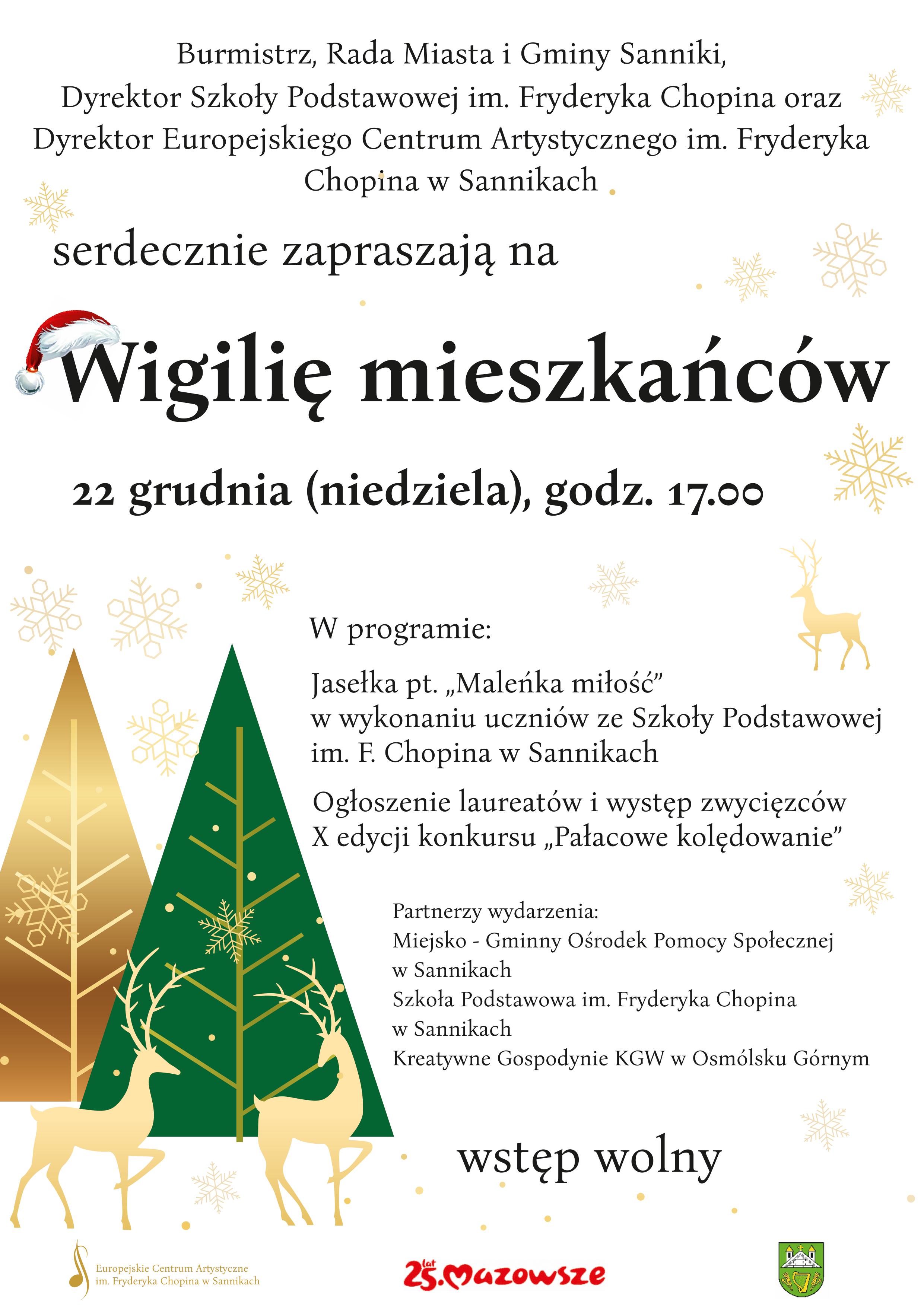 plakat wigilia mieszkancow 2024 1